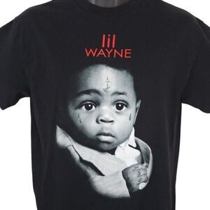 Lil Wayne T Shirt Mens Size Medium Black The Carter III Rap Hip Hop Album Cover